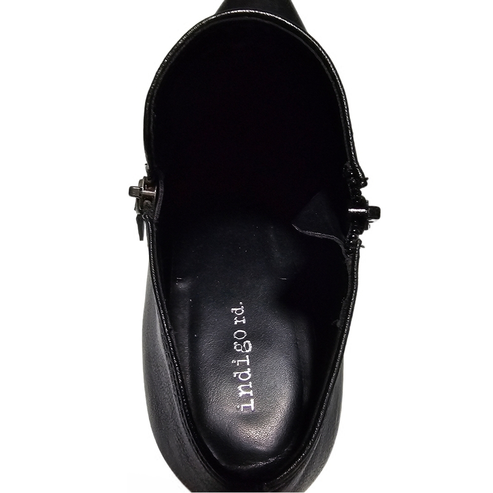 Indigo Ankle Booties Zipper Closure Black - Picture 10 of 16